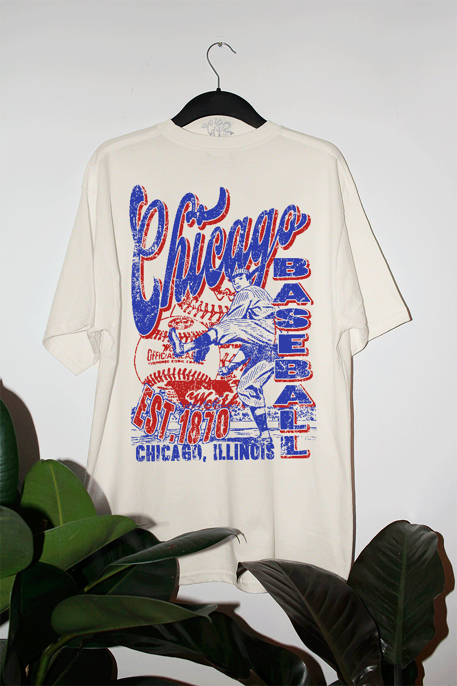 90s-Inspired Chicago Baseball Shirt